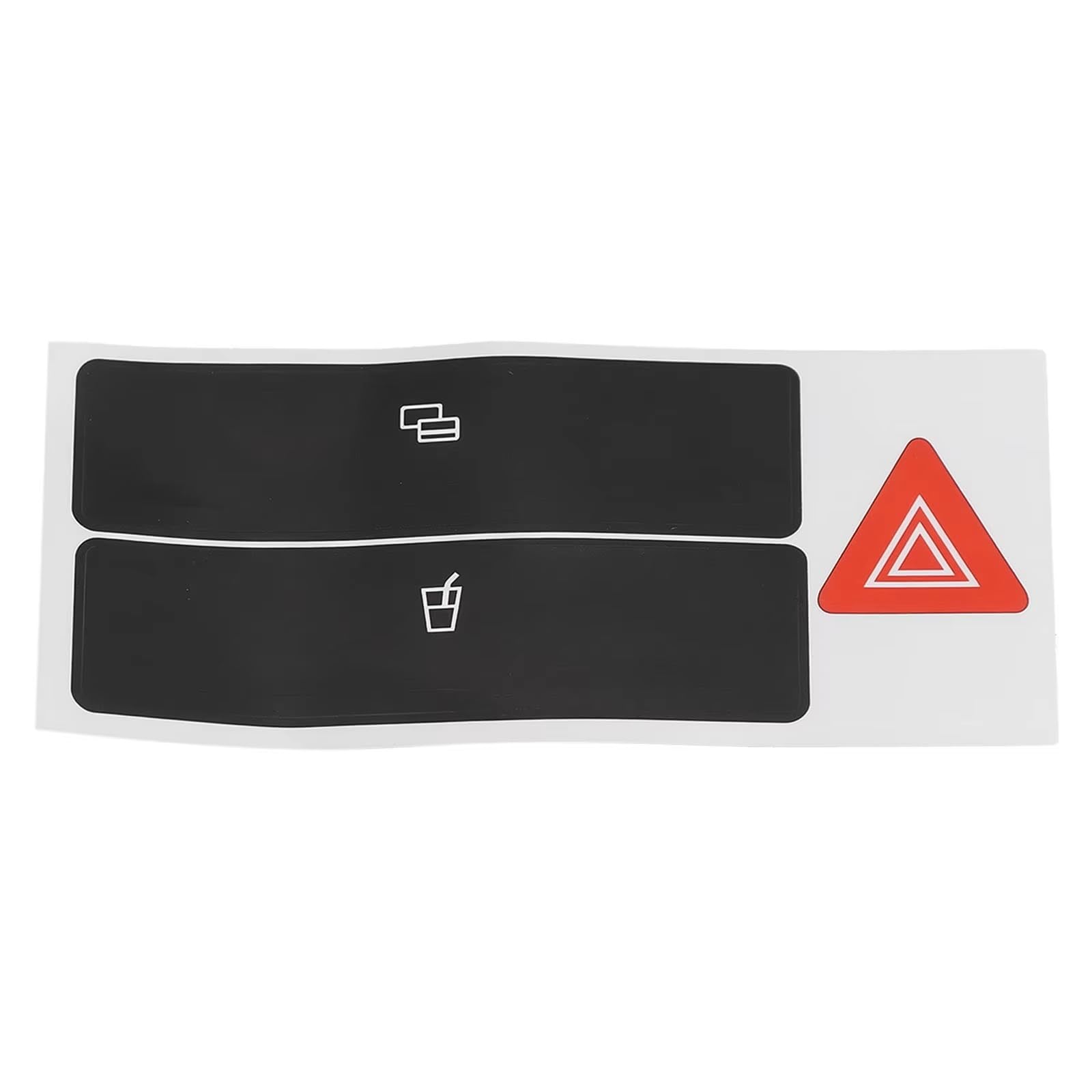 Innenzubehör Für A6 C5 1998-2004 Alarm Tasse Halter Taste Aufkleber Auto Dashboard Taste Reparatur Aufkleber Abdeckung Trim Aufkleber Auto Zierleiste(A) von IUKMRT