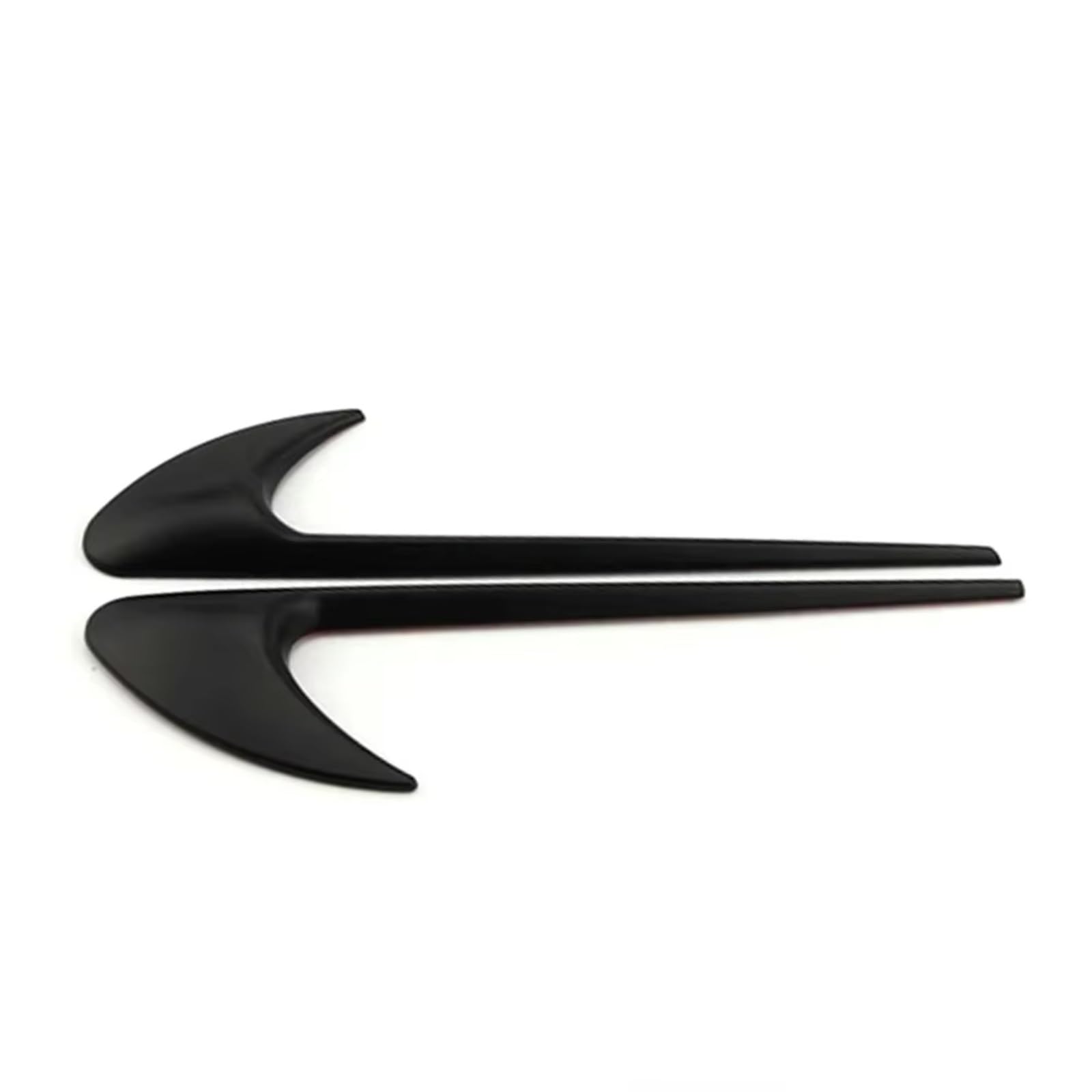 Innenzubehör Für Benz Für AMG V8 C200 C300 E300 E400 W213 C-Klasse W205 Für AMG 2 Stücke Auto Seite Aufkleber Vent Für Fender Trim Auto Zierleiste(Matte Black) von IUKMRT