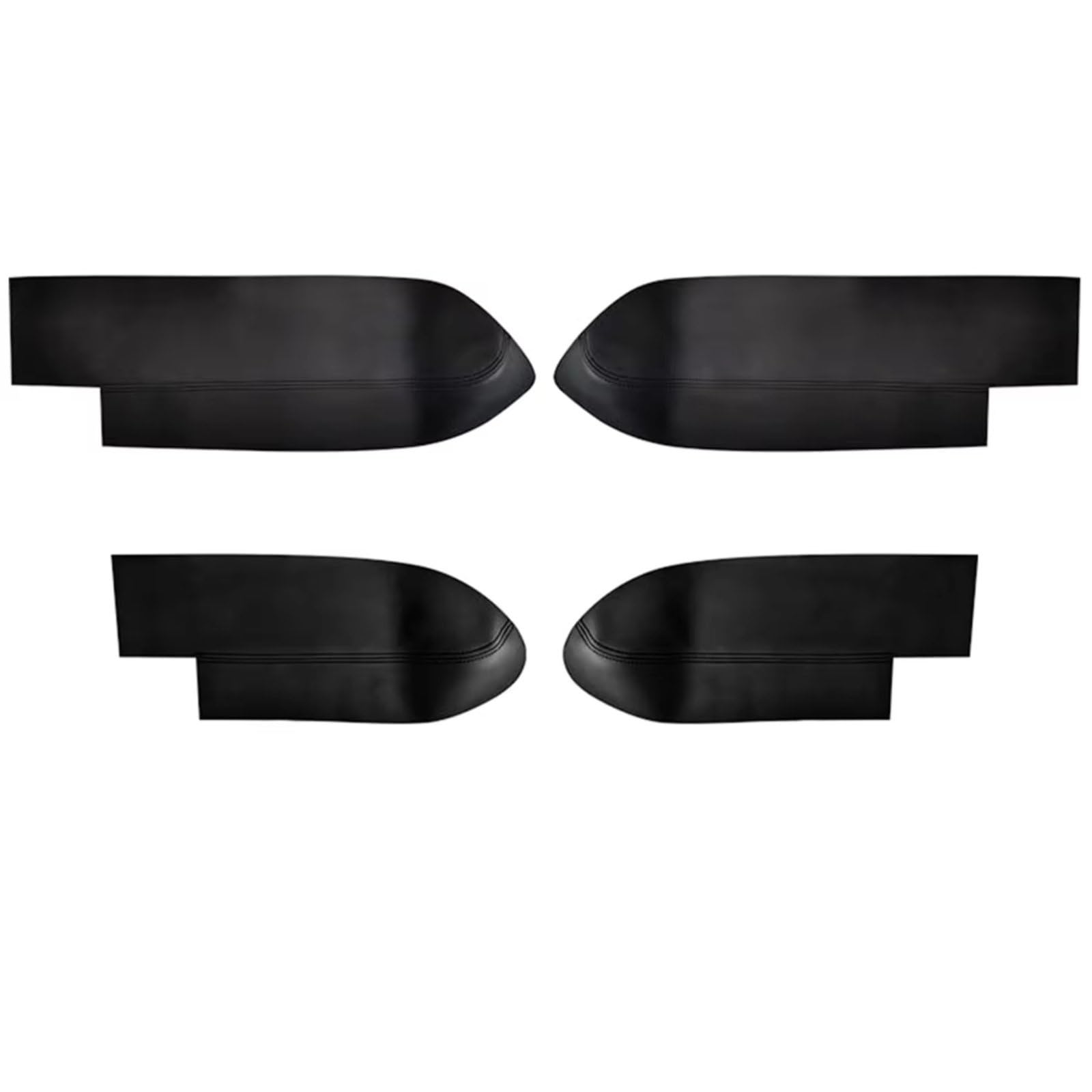 Innenzubehör Für CRV 2007-2011 Mikrofaser Leder Auto Türgriff Panel Armlehne Abdeckung Schutz Trim Auto Zubehör Auto Zierleiste(4pcs B) von IUKMRT