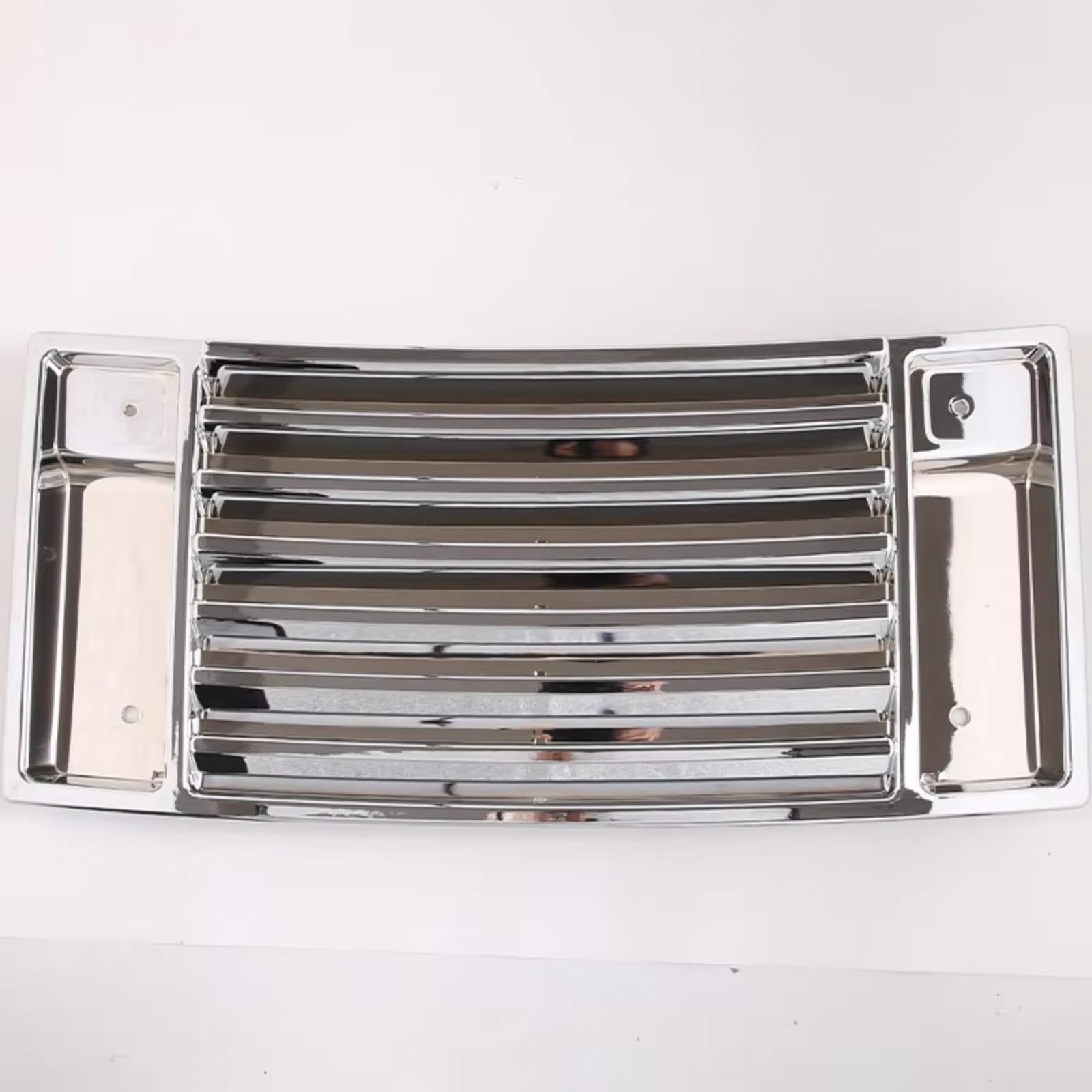 Innenzubehör Für Hummer H2 2003-2009 ABS Chrom Haube Deck Vent Panel Griff Abdeckungen Trim Auto Zierleiste(Silver-1pcs) von IUKMRT