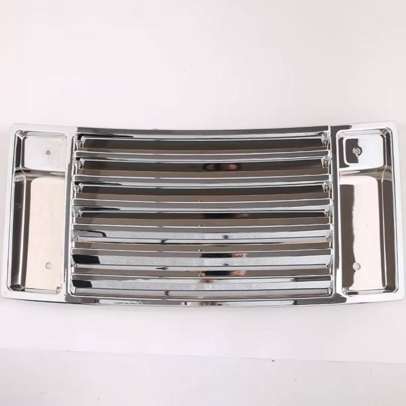 Innenzubehör Für Hummer H2 2003-2009 ABS Chrom Haube Deck Vent Panel Griff Abdeckungen Trim Auto Zierleiste(Silver-1pcs) von IUKMRT