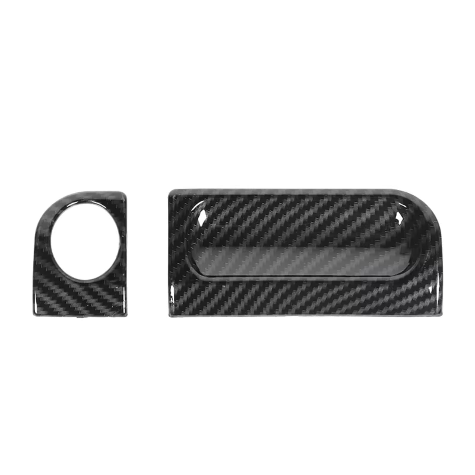 Innenzubehör Für Jeep für Wrangler JK 2007-2010 Auto Armlehne Box Schalter Dekoration Trim Abdeckung Innen Auto Zierleiste(Carbon fiber) von IUKMRT