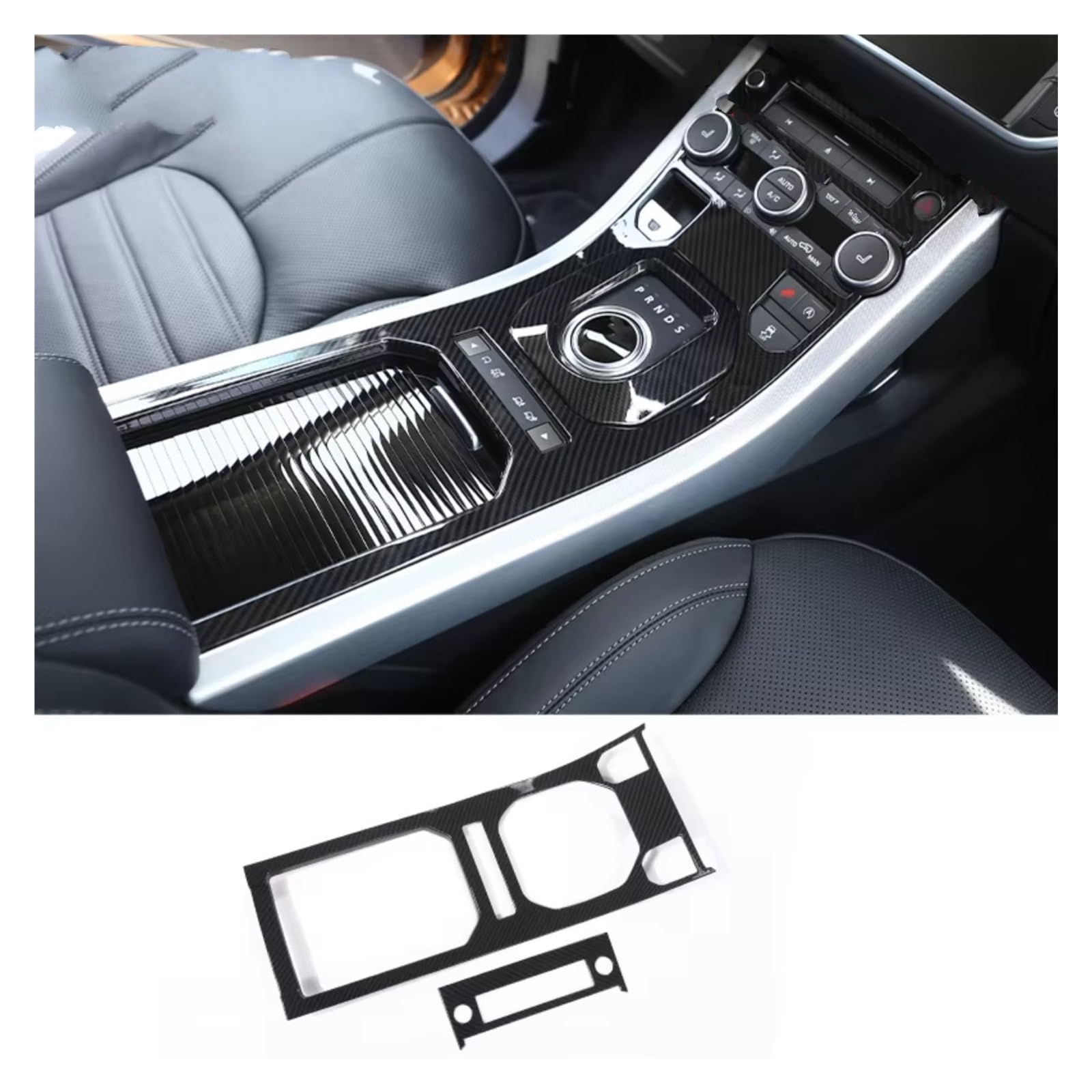 Innenzubehör Für Land Für Rover Für Range Für Rover Für Evoque 2011-2018 Auto Center Panel Lenkrad Trim Auto Zierleiste(10) von IUKMRT