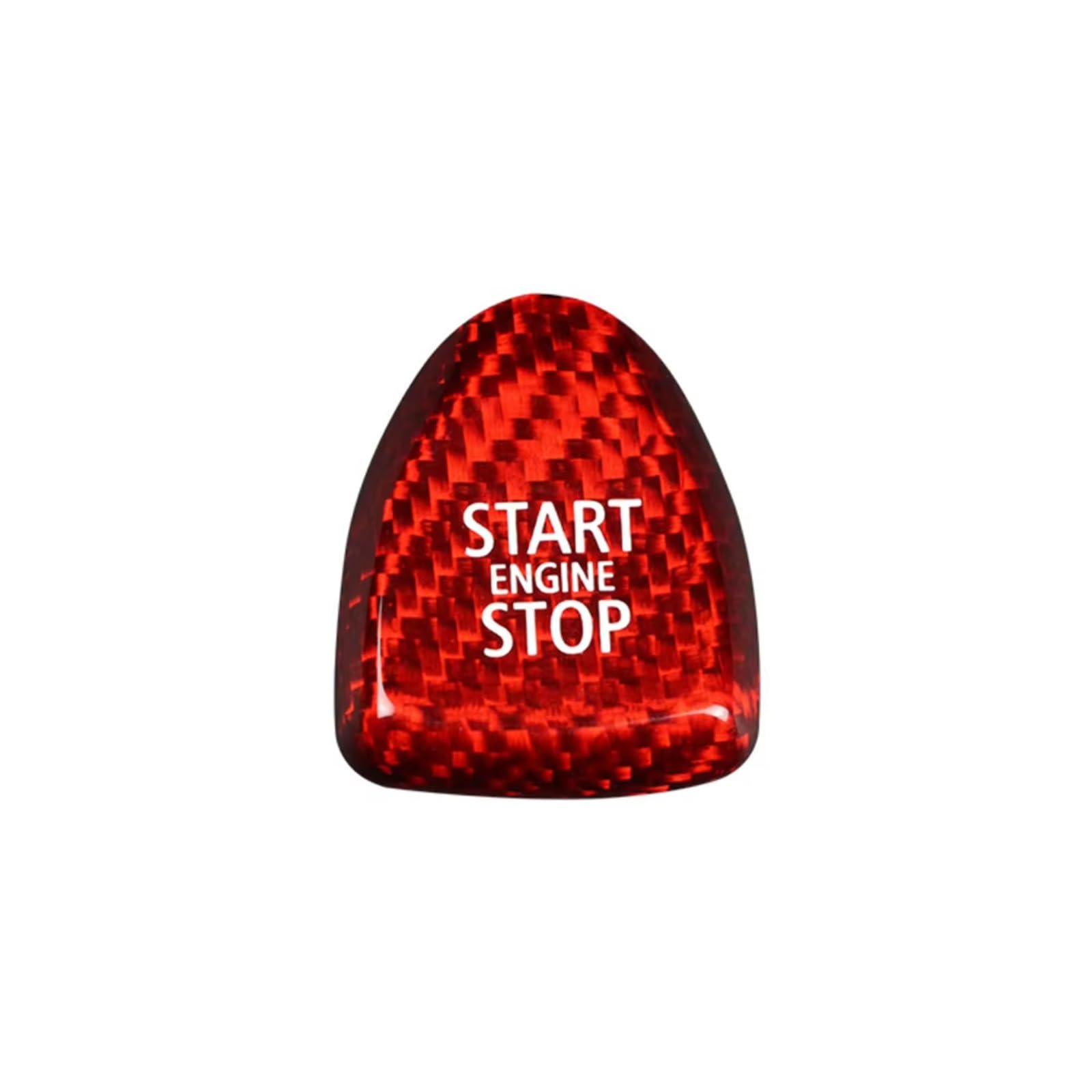 Innenzubehör Für Mini für Cooper F54 F55 F56 F57 F60 Zündung Motor Start Stop Taste Innen Trim Aufkleber Abdeckung Aufkleber Auto Zierleiste(Red) von IUKMRT