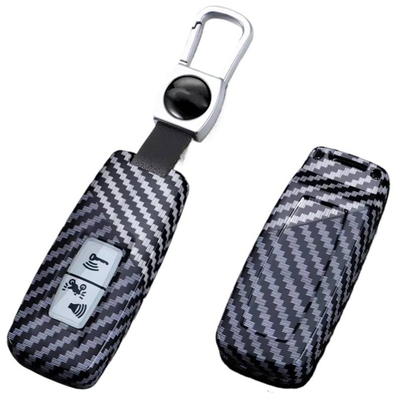 Innenzubehör Für Motor Für PCX 160 125 Für PCX125 Für PCX160 Für VISION SH350 Für ADV 150 350 Carbon muster Schlüssel fall Abdeckung Keychain Halter Auto Zierleiste(B white set 1) von IUKMRT