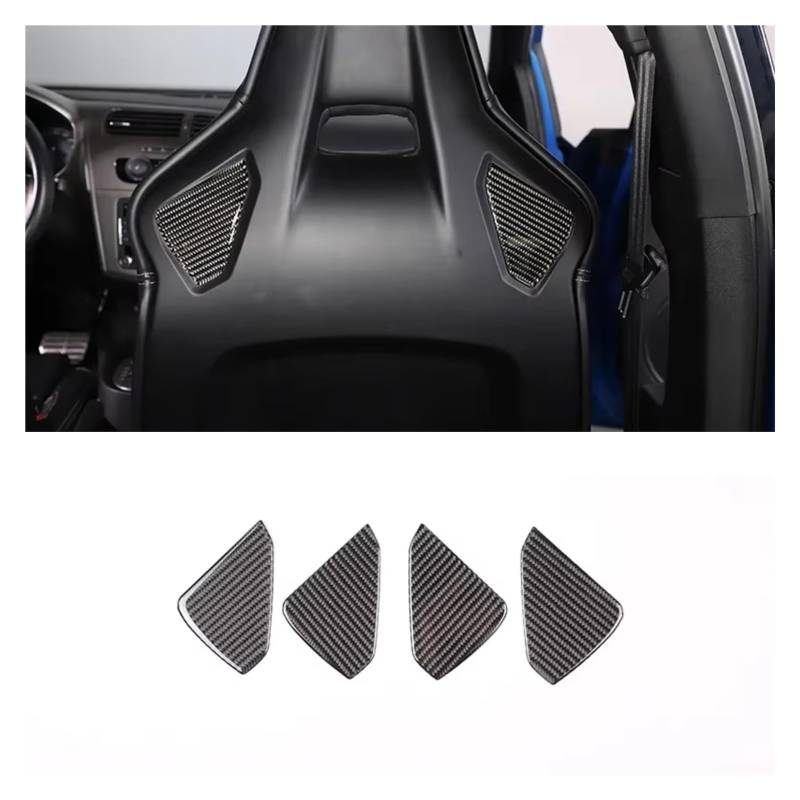 Innenzubehör Für Sitz Für Leon 2008-2012 Auto Konsole Getriebe Shift Panel Dekoration Abdeckung Trim Aufkleber Weiche Carbon Faser Auto Zierleiste(8) von IUKMRT