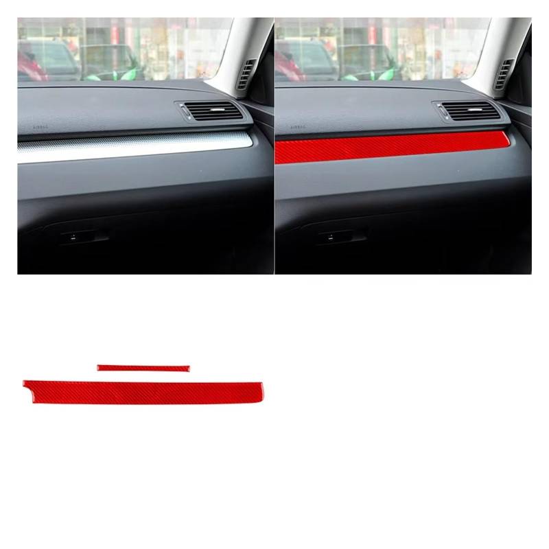 Innenzubehör Für VW Für Passat B6 2006-2011 Dashboard Tacho Panel Trim Abdeckung Innen Auto Aufkleber Auto Zierleiste(Type O) von IUKMRT