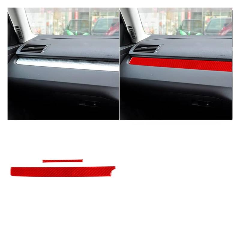 Innenzubehör Für VW Für Passat B6 2006-2011 Dashboard Tacho Panel Trim Abdeckung Innen Auto Aufkleber Auto Zierleiste(Type P) von IUKMRT