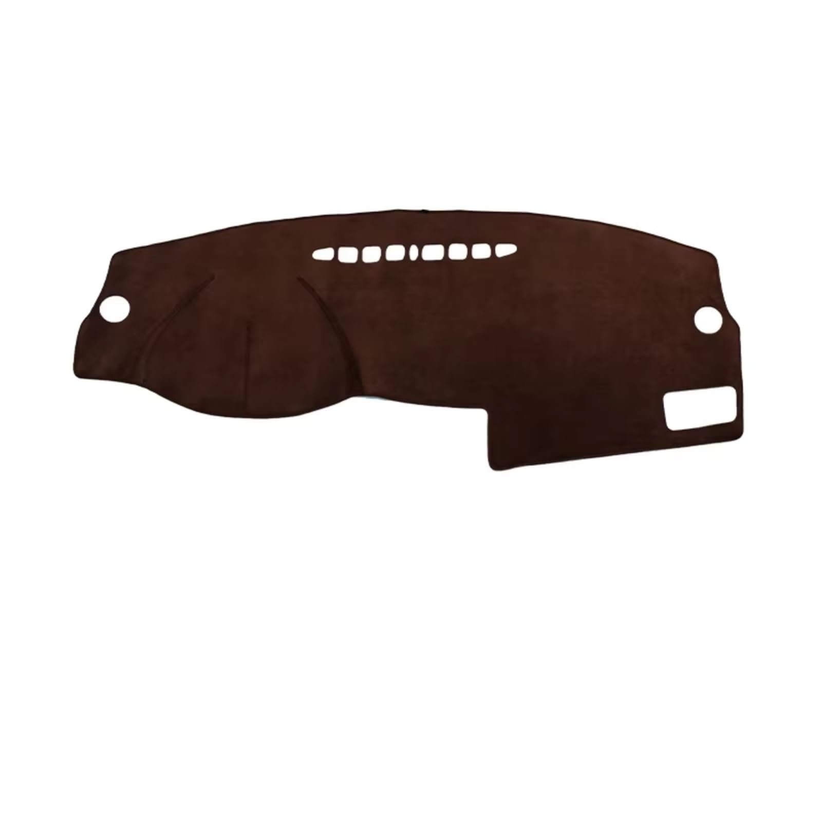 Innenzubehör Für VW für Golf 4 MK4 für Golf IV 1J 2000 2001-2005 Anti-UV-Armaturenbrett-Matte, Flanell-Armaturenbrett-Abdeckungspad Auto Zierleiste(LHD Brown) von IUKMRT