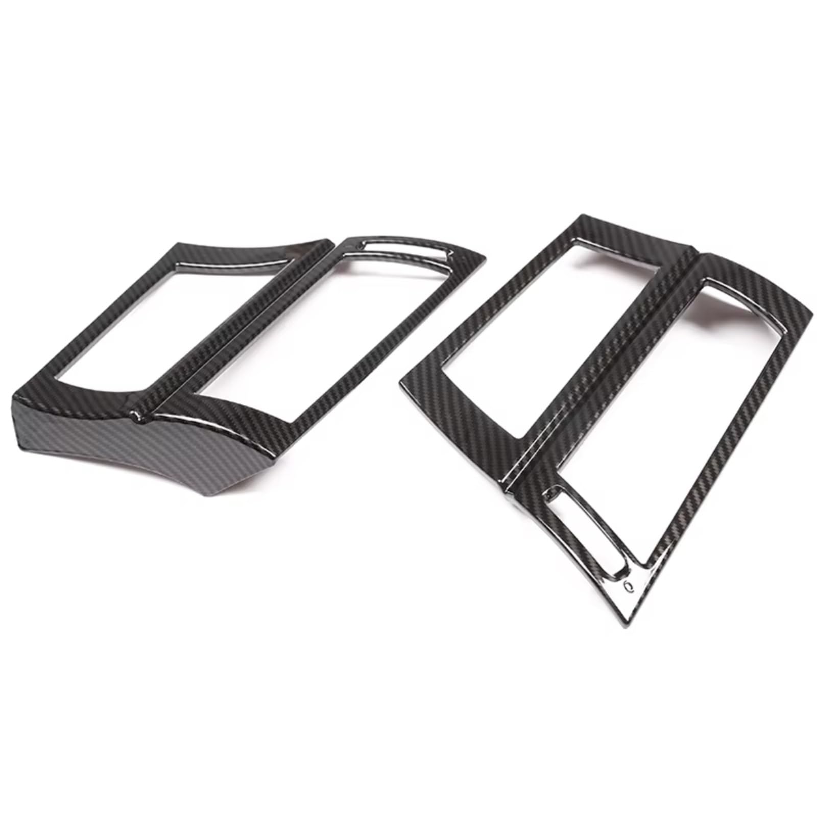 Innenzubehör Für X5 X6 E70 E71 2008-2013 Auto Zubehör Carbon Faser 2 Pcs ABS Auto Vorderseite Klimaanlage vent Rahmen Trim Auto Zierleiste von IUKMRT