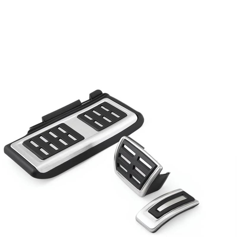 Pedalkappen Für Skoda Für Octavia A7 Für Rapid Auto Fuß Kraftstoff Bremse Kupplung Abdeckung Pedale Auto Pedal Abdeckung(3 Pcs AT With Rest) von IUKMRT