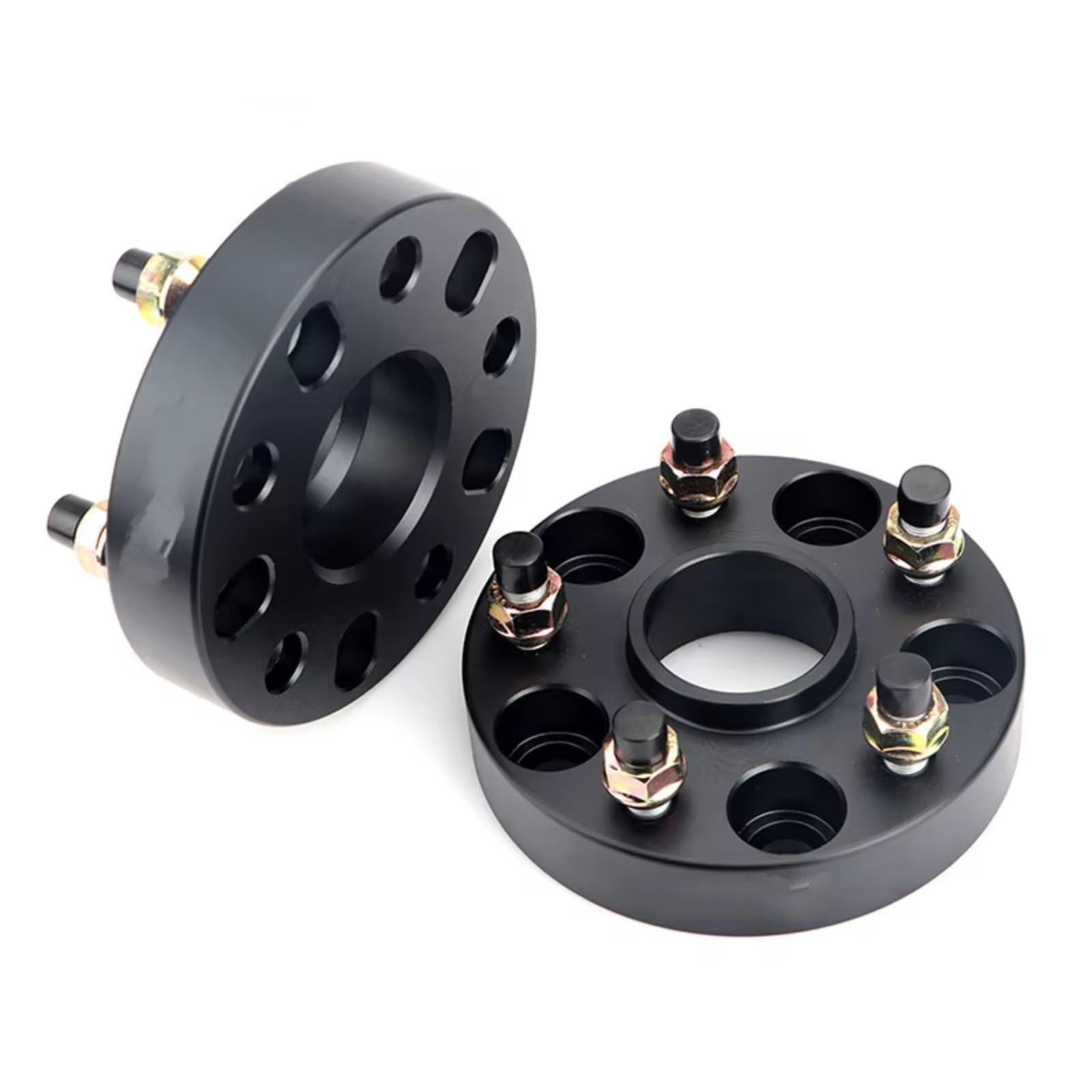 Spurverbreiterung Für Dodge Für Ram 1500 M14x1,5 2 Stück 25/30/35/40mm PCD 5x139,7 CB 78,1mm Rad Spacer Adapter 5 Lug Anzug Auto Distanzscheiben(2X 30mm Black) von IUKMRT