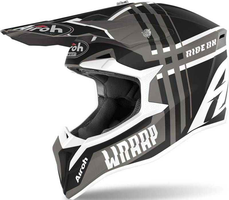 Airoh HELMET WRAAP BROKEN ANTHRACITE MATT S von IUSOT