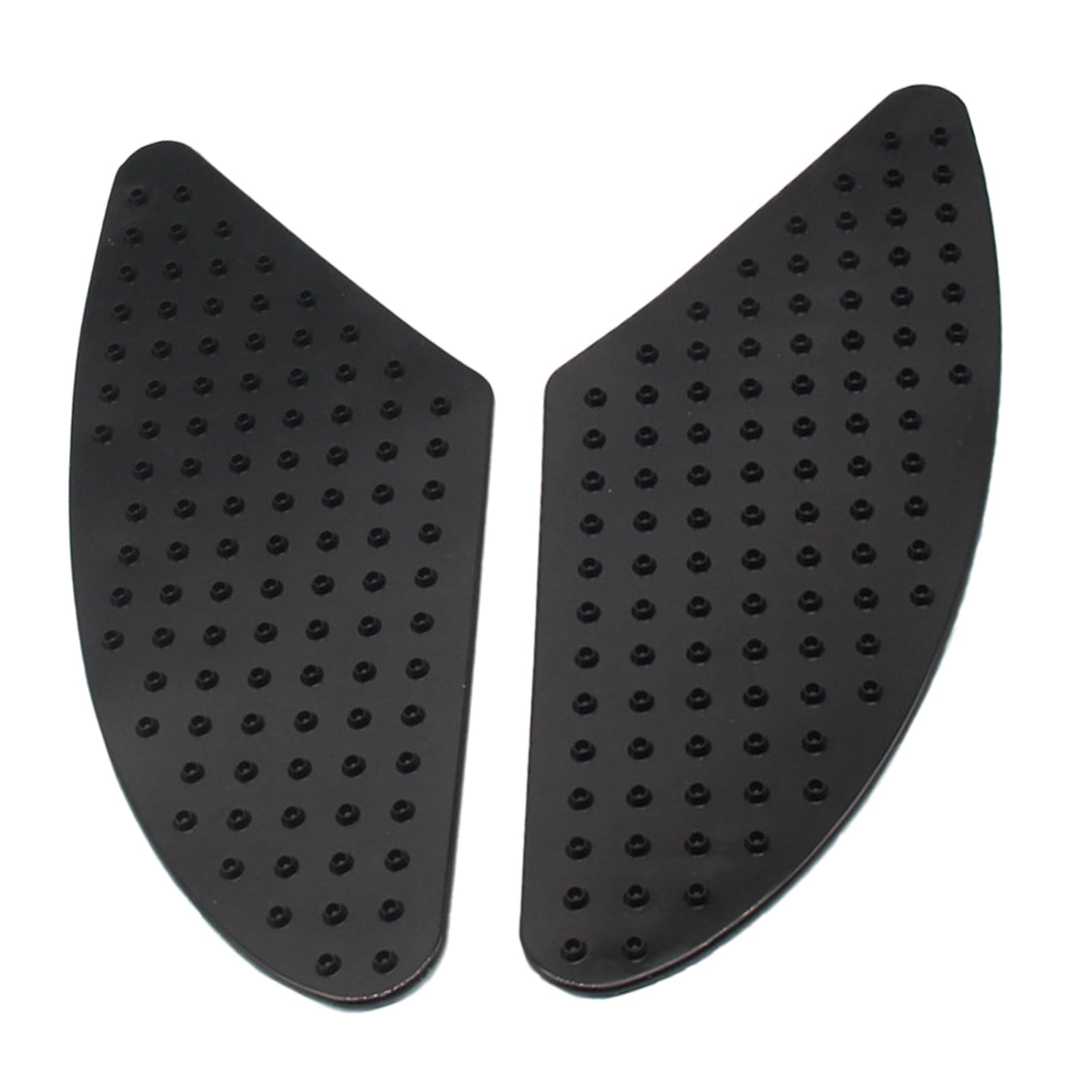 IUSOT Motorrad Tank Pads, Rutschfeste Motorrad Tankpads Für Yamaha, Kawasaki, Honda – Universelle Gummi Traktionspolster, Selbstklebend, Seiten-Gas-Knie Grip Schutz Aufkleber (Schwarz) von IUSOT