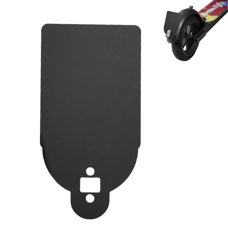 IUSOT Kennzeichenhalter E Scooter Edelstahl Nummernschildhalter (Schwarz), Nummernschild, Kompatibel mit für Xiaomi M365, Acrylmaterial,Warnschild Halterung für Elektroroller, Roller, Skateboard von IUSOT