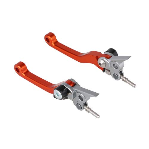 IUVWISN Dirt Bike Brems- und Kupplungshebel Pivot faltbar CNC für SX65 SX85 Freeride 250R 350 TC65 TC85 Motocross von IUVWISN