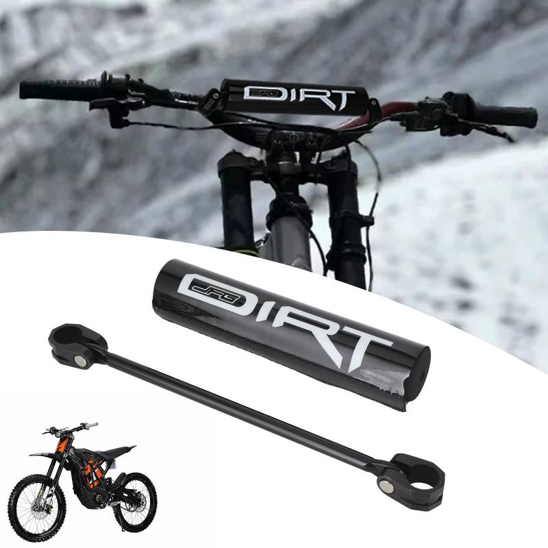 IUVWISN Dirt Bike Lenker Querstange & Bar Pad Set für Sur Ron Light Bee S/X für Talaria Sting Elektro Dirt Bike Schwarz von IUVWISN