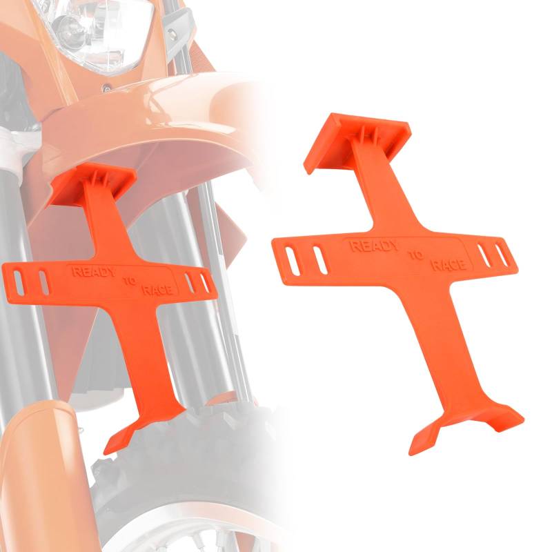 IUVWISN Dirt Bike Vorderradgabel Saver 11,3 Zoll Universal Motorrad Federung Stützstrebe Dichtung Federschutz Schutz Passend für Motocross Enduro Orange von IUVWISN