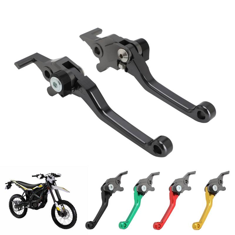 IUVWISN Sur Ron Bremshebel für Ultra Bee Pivot Einstellbar Surron UltraBee Bremshebel Set CNC Elektro Dirt Bike Bremshebel Titanfarbe von IUVWISN