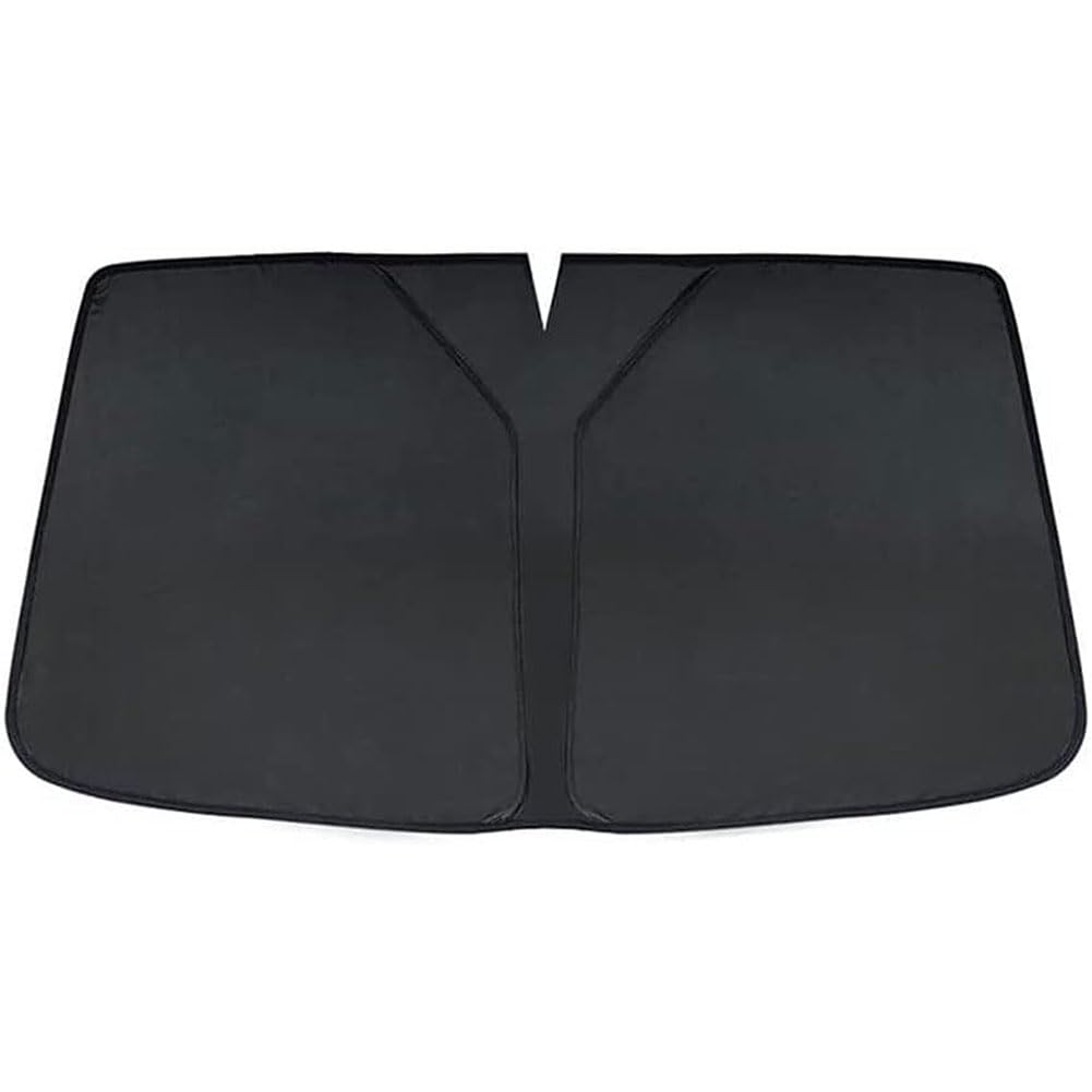 Auto Frontscheiben Sonnenschutz für Mazda CX5 2012-2017, Auto Windschutzscheibe Sonnenblende Faltbar Blockiert UV-Strahlen Autozubehör,A/Black von IVQOYTTV