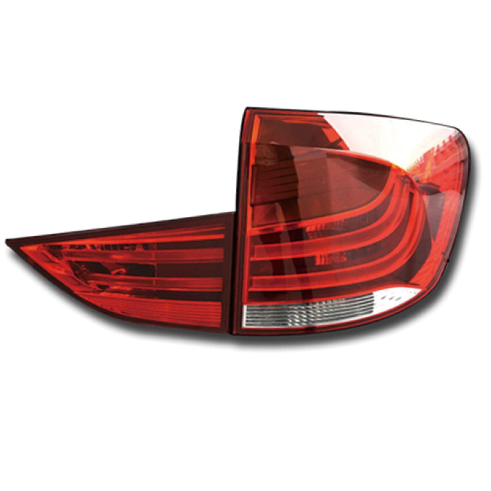 Auto Rückleuchten für BMW X1 E84 2008-2015,Multifunktion Heckleuchten Leuchten Blinklicht Wasserdicht Rücklicht,A/Right von IWAGH