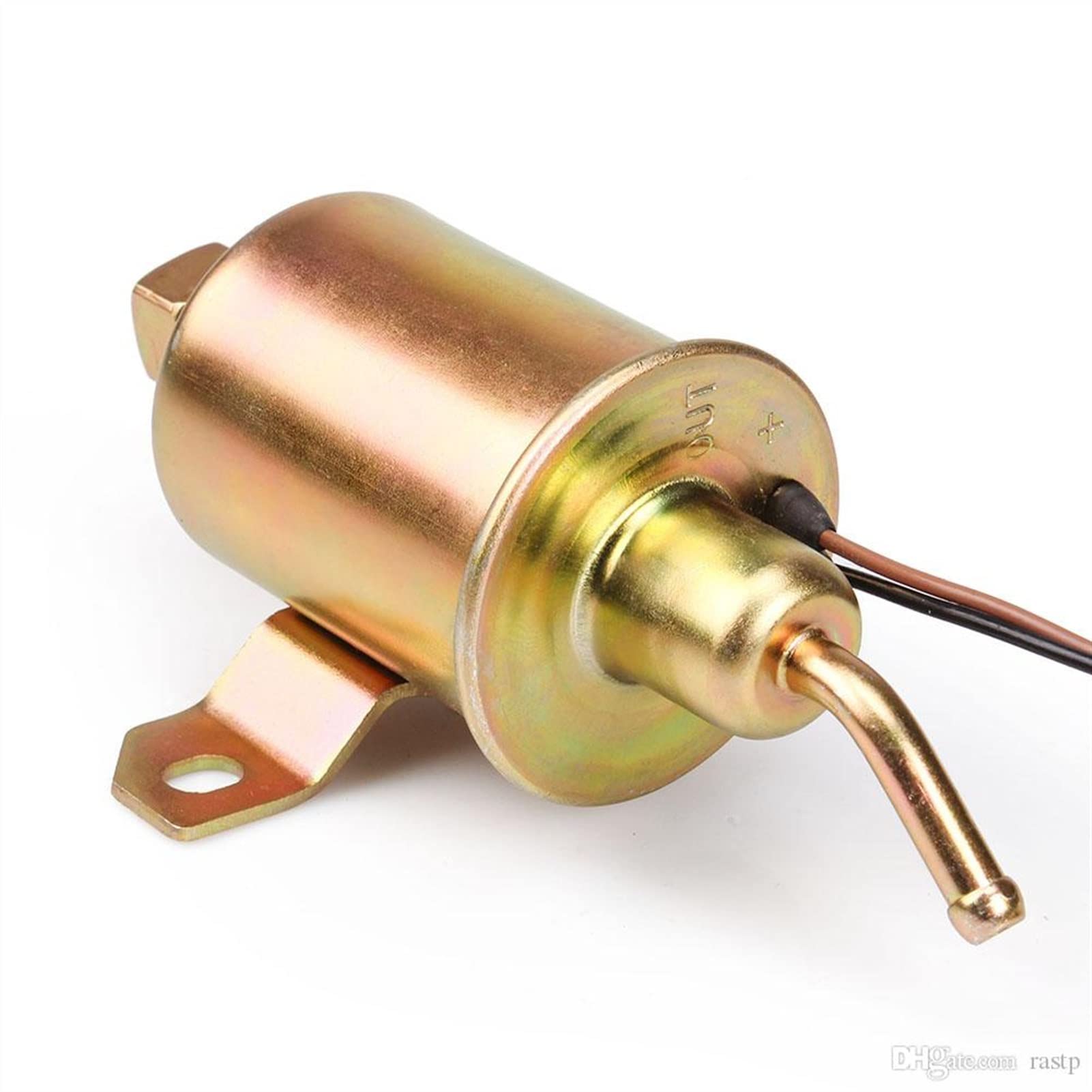 Kraftstoffpumpe, 12 V, Aluminium, elektrische Kraftstoffpumpe für Onan 4000 4 kW, OEM 149-2311-01 RV Microlite Generator RS-FP029 Diesel-Kraftstoffpumpe (Gold) von IWEIGN