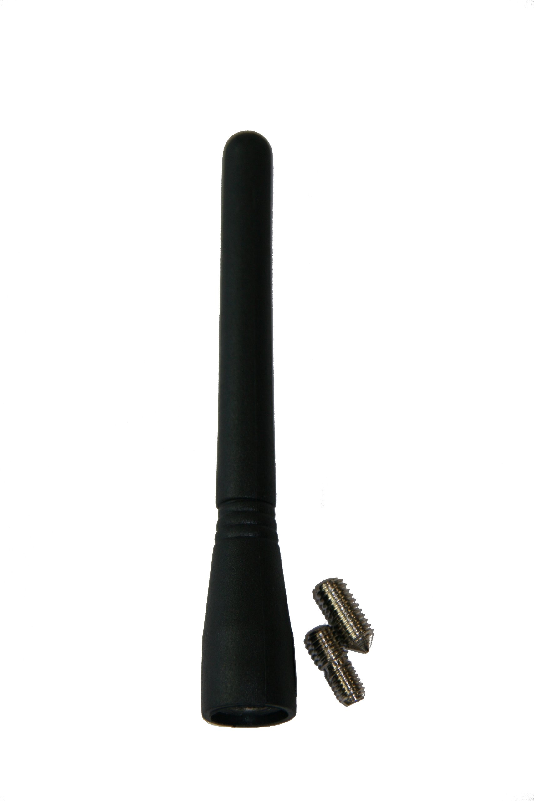 IWH - Antennenstab für 16V Antenne | Stabantenne für 16V Autoantenne | Autoantenne zum Schrauben inklusive Adapter für M5 und M6 Gewinde | Inhalt: 1x Auto Antenne, 1x Adapter | Länge: 10cm von IWH