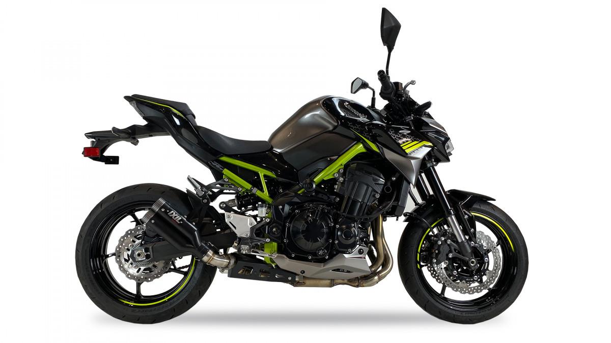 Sport Auspuff IXIL "L3N" Edelstahl schwarz Kawasaki Z 900 /SE (92kW) Bj. 2020-2023 EURO-5 +ABE von IXIL / IXRace