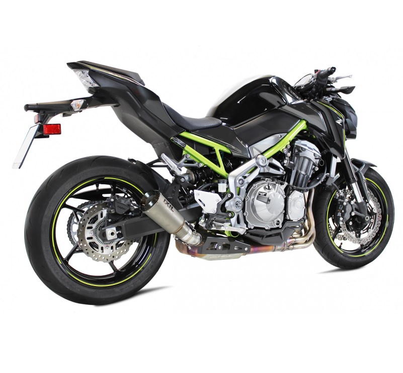 Sport Auspuff IXIL RC Edelstahl Carbonkappe Kawasaki Z900 A2 Bj.2020-2023 70kW EURO5 eintragungsfrei von IXIL / IXRace