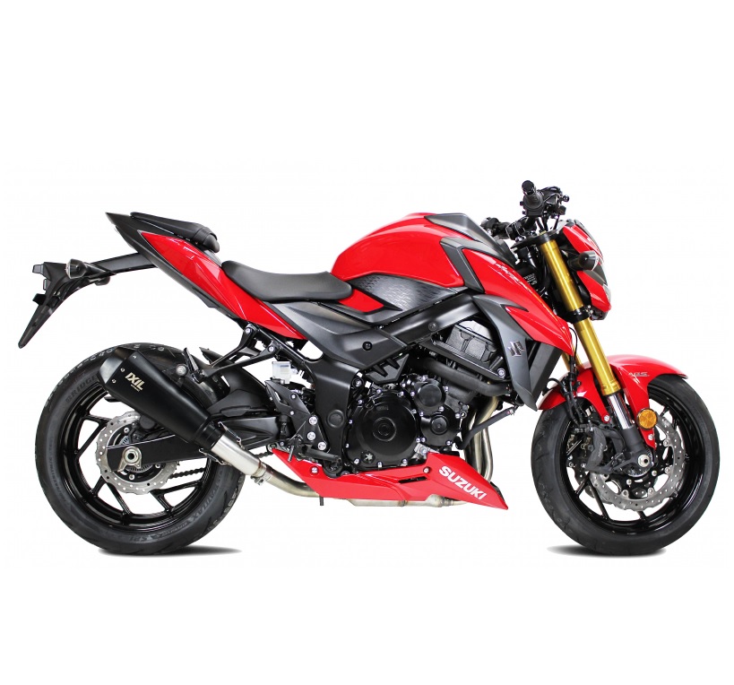 Sport Auspuff IXIL RC1 Edelstahl BLACK Suzuki GSX-S 750 Bj. 2017-2022 Typ:C5 EURO-4/EURO-5 e-geprüft von IXIL / IXRace