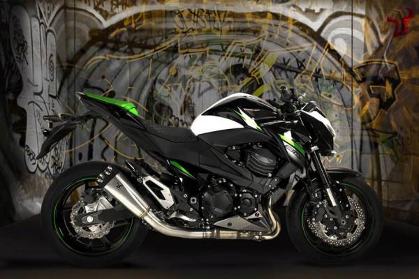 Sport Auspuff IXRace M9 Edelstahl Kawasaki Z 800 Bj. 2013-2016 Typ: ZR800AA EURO-3 +ABE von IXIL / IXRace