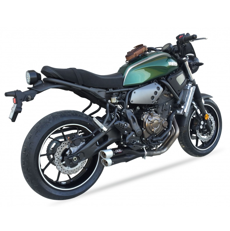 Sport Auspuff Komplettanlage IXIL Hyperlow XL Black Yamaha XSR 700 /Xtribute /A2 Bj.2016-2020 +KAT von IXIL / IXRace