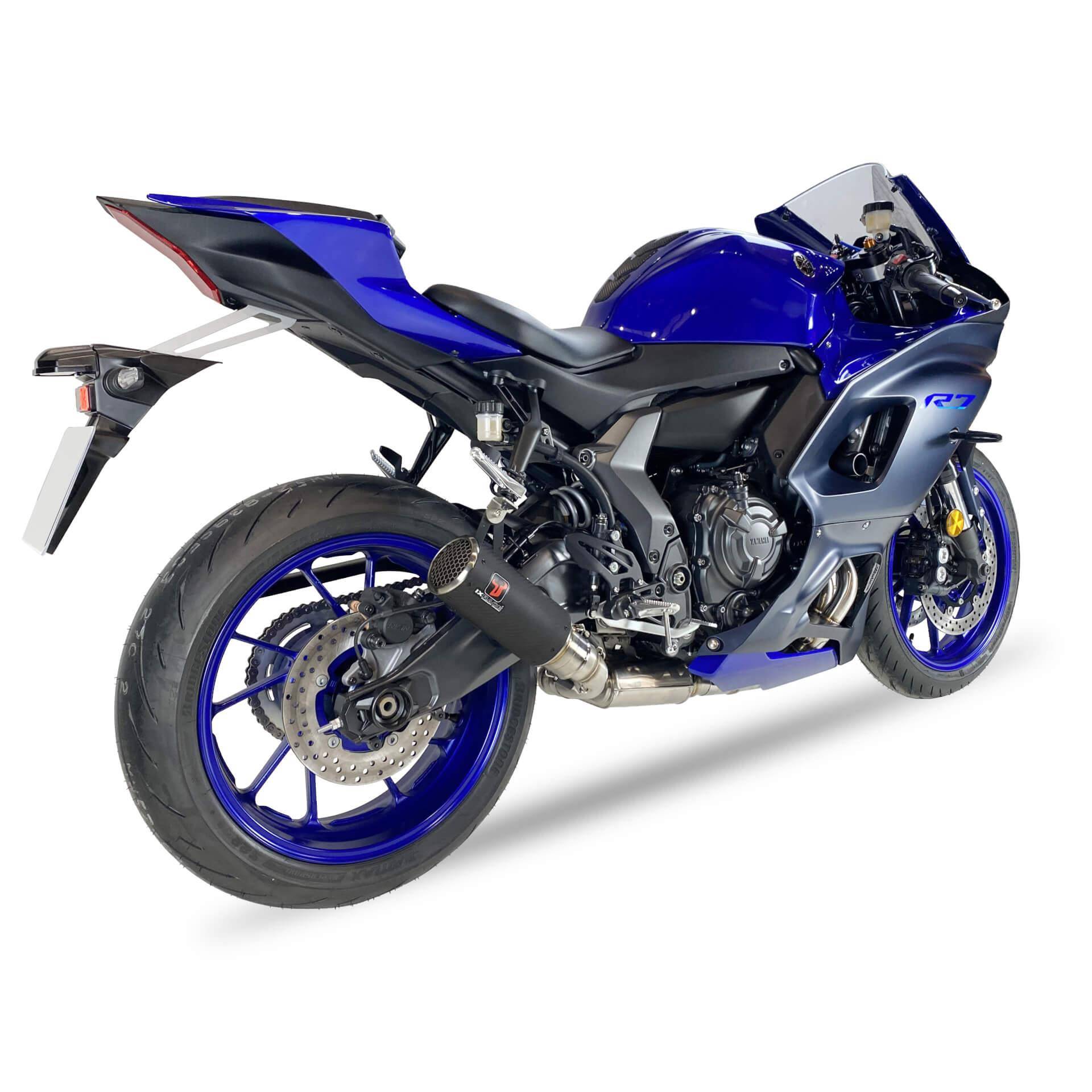 Sport Auspuff Komplettanlage IXRACE DCX1 Carbon FORGED Yamaha YZF R7 /A2 Bj.2021-2023 EURO-5 +ABE von IXIL / IXRace