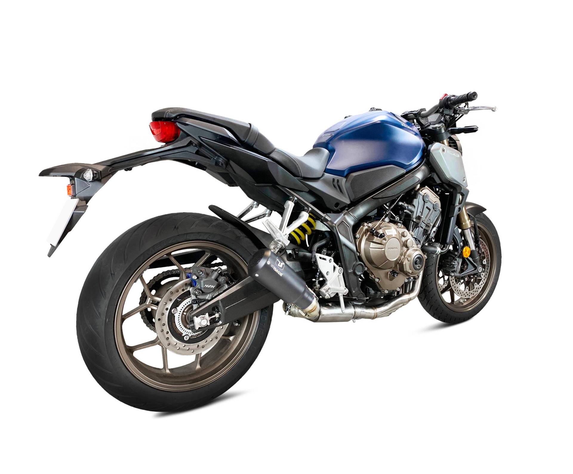 Sport Auspuff Komplettanlage IXRACE MK2 BLACK Honda CB 650 R Neo Sports Cafe /A2 Bj.2019-2020 EURO-4 von IXIL / IXRace