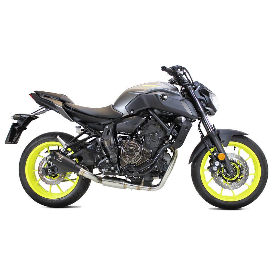 Sport Auspuff Komplettanlage IXRACE MK2 BLACK Yamaha MT-07 Bj.2014-2020 RM04/RM17 EURO-3/EURO4 +ABE von IXIL / IXRace