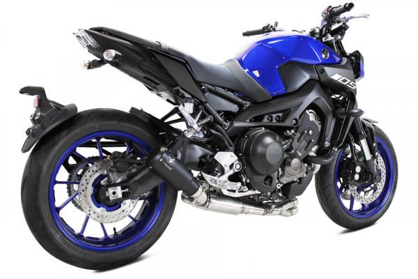 Sport Auspuff Komplettanlage IXRACE MK2 BLACK Yamaha MT-09 /XSR 900 Bj. 2016-2020 EURO-3/EURO-4 +ABE von IXIL / IXRace