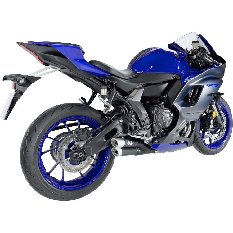 IXIL Auspuff Hyperlow XL 2-1 schwarz für Yamaha YZF R7 2021- von IXIL