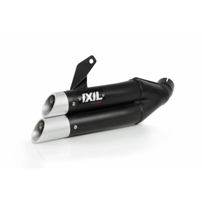 IXIL Hyperlow black XL Komplettanlage für YAMAHA MT-07, XSR 700, (Euro3+4) (Black) von IXIL