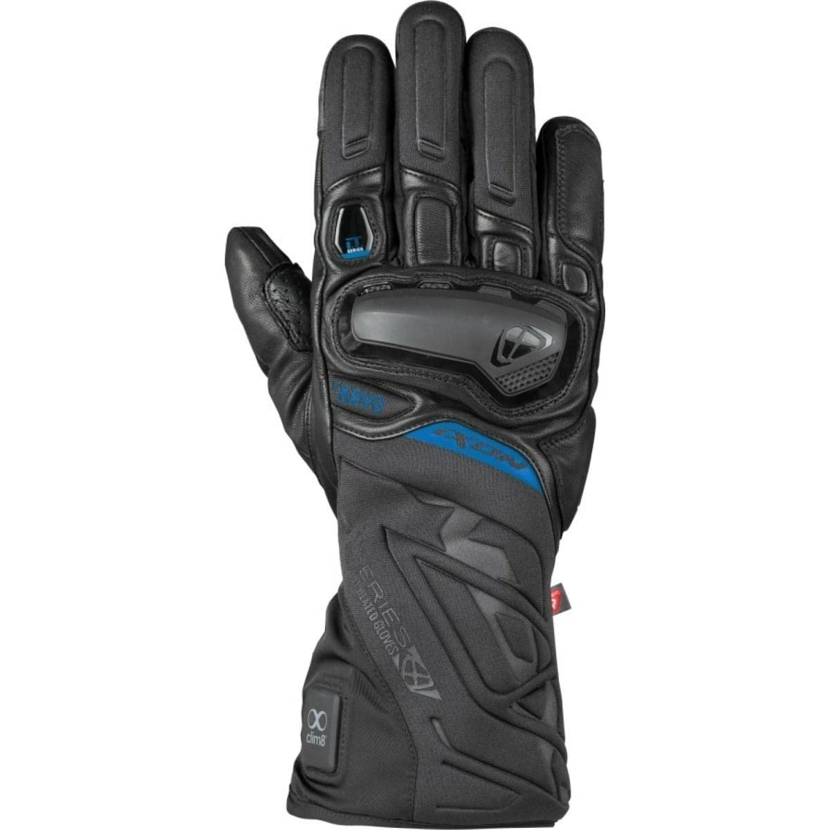 IXON, Beheizte Motorradhandschuhe IT-KAYO black blue, 4XL von IXON