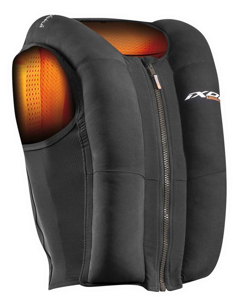 IXON, Motorrad-Airbagweste schwarz orange, L von IXON