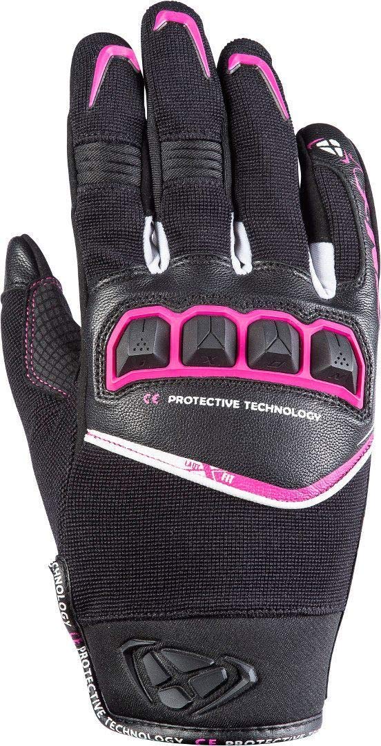 Ixon Motorradhandschuhe RS Run Lady schwarz weiß fuchsia Größe XL von IXON