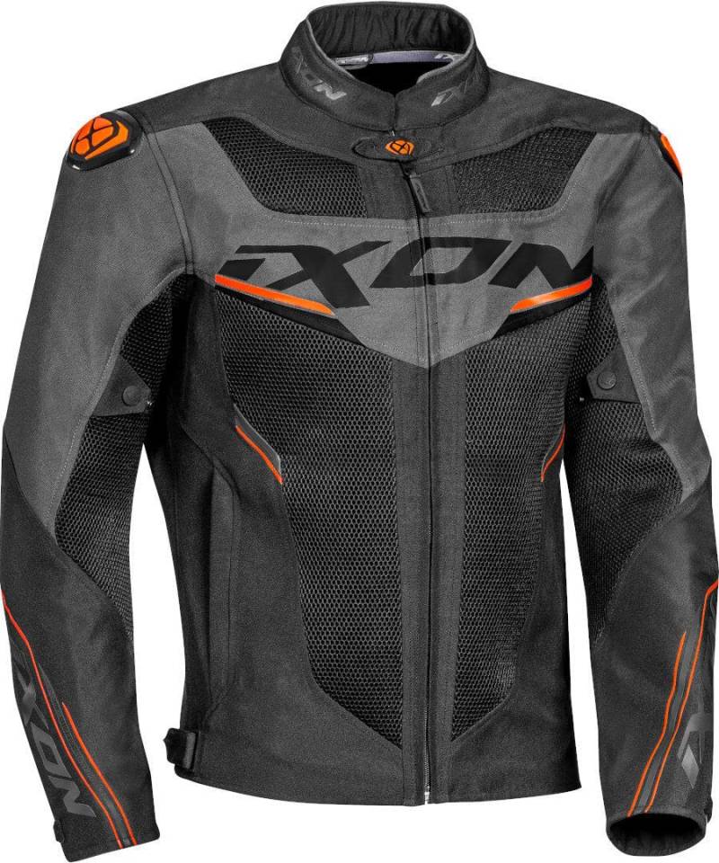 IXON Motorradjacke Draco, schwarz anthracite orange, M von IXON