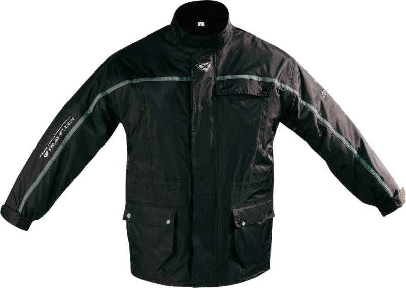 IXON TRAVELLER Jacke schwarz-grau inkl. Regenhose S von IXON