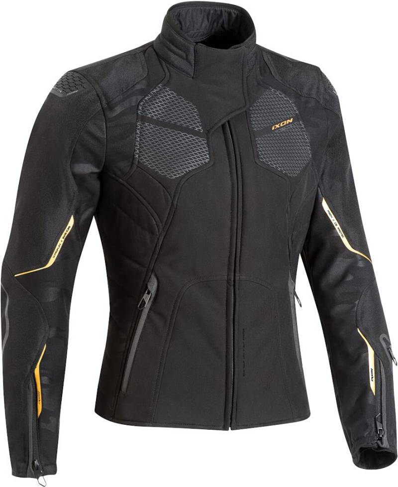 Ixon CELL LADY Weste Stoff Damen Schwarz/Gold XS von IXON