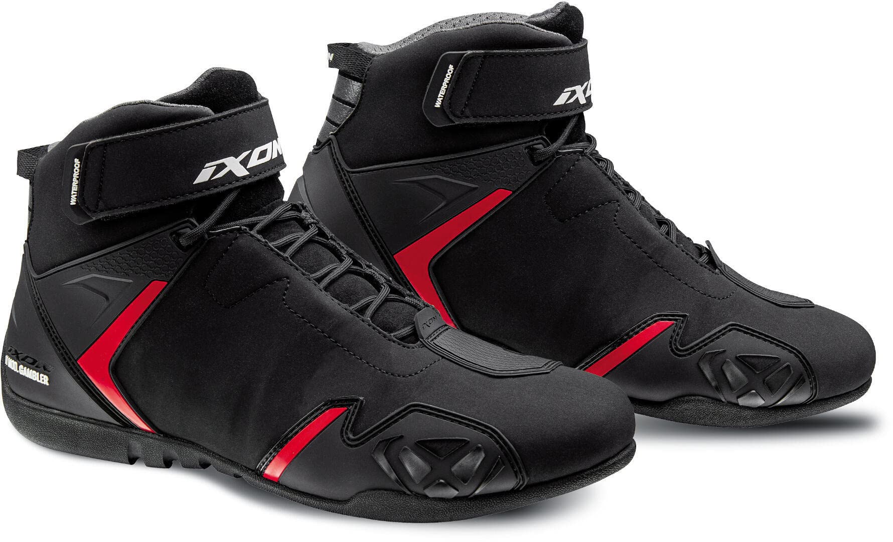 Ixon GAMBLER WP Herrenschuhe Schwarz/Rot 40 von IXON