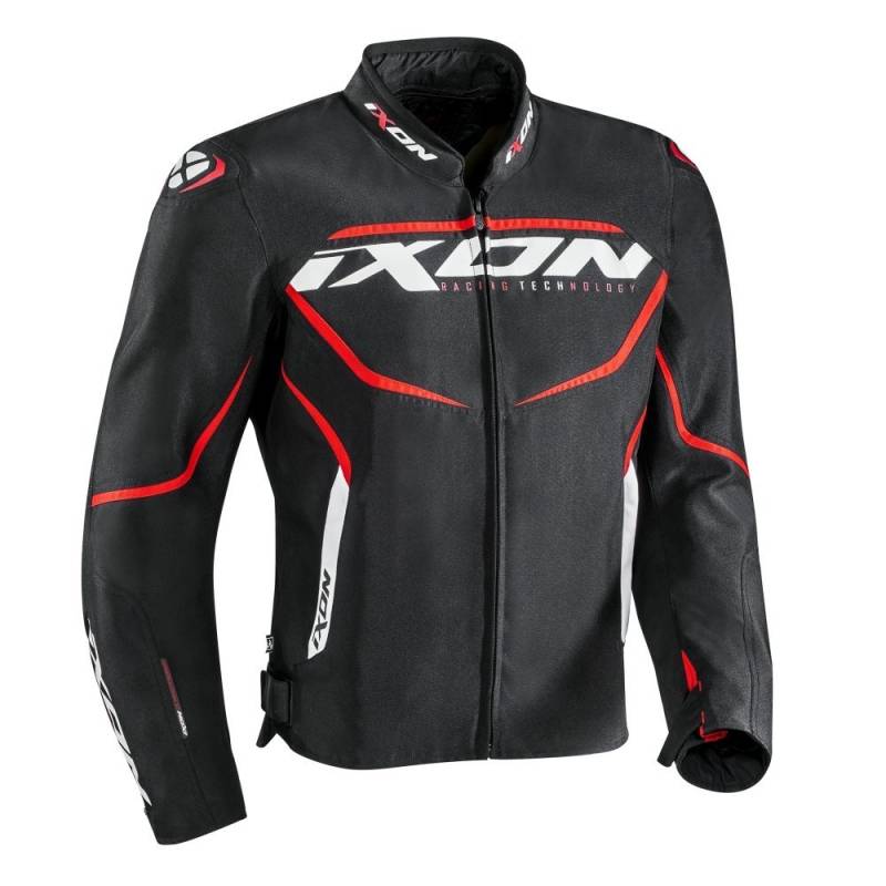 Ixon Motorradjacken Sprinter Schwarz/Rot, Schwarz/Rot, XL von IXON