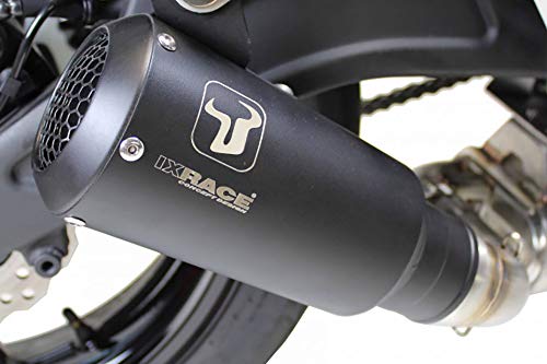 IXRACE IXRACE MK2 Edelstahl black-Endtopf für KTM 125/390, 17-, RC 125/390, 17- (Euro 4) 390 Duke von IXRACE