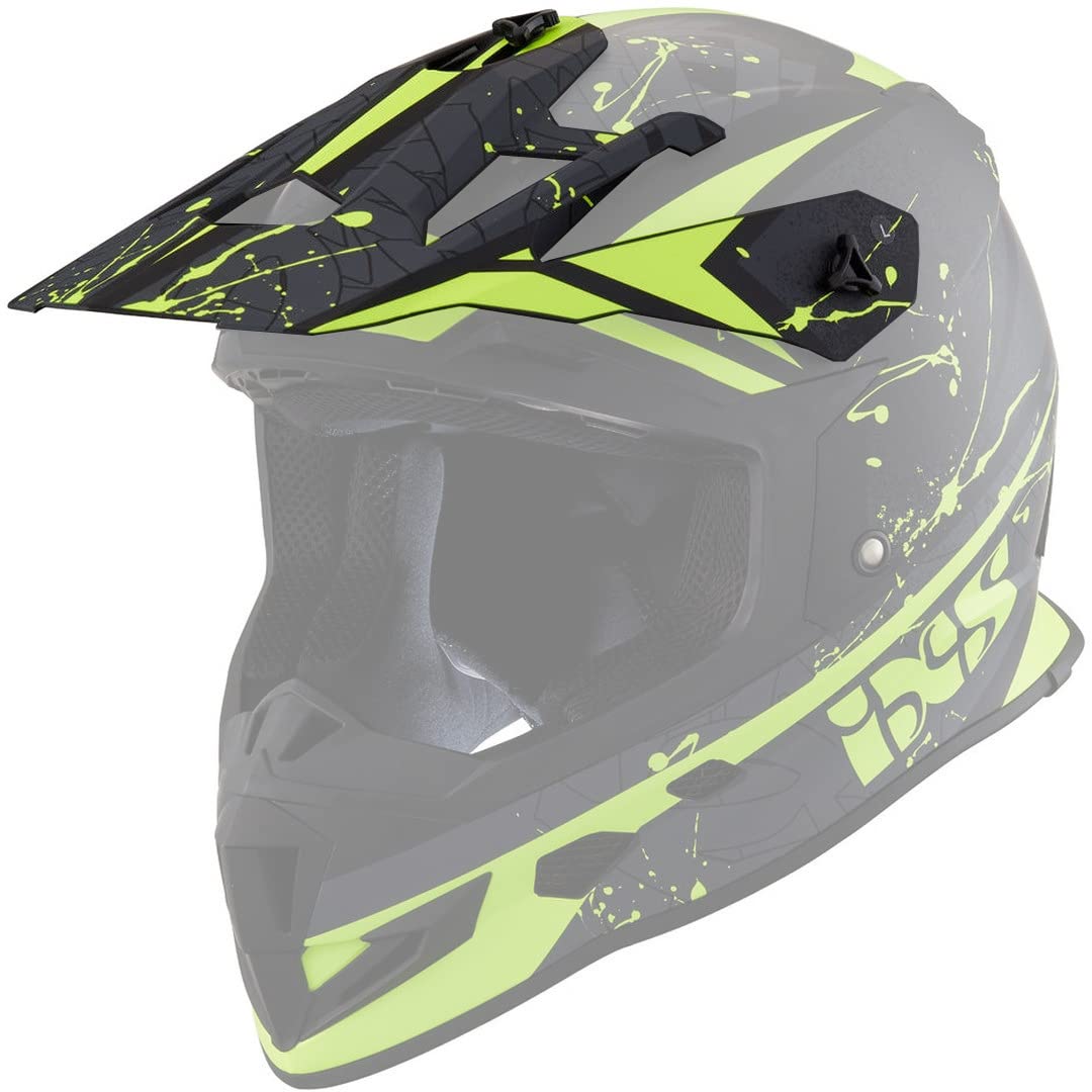 IXS 361 2.0 Helmschirm Schwarz Matt/Neon von IXS