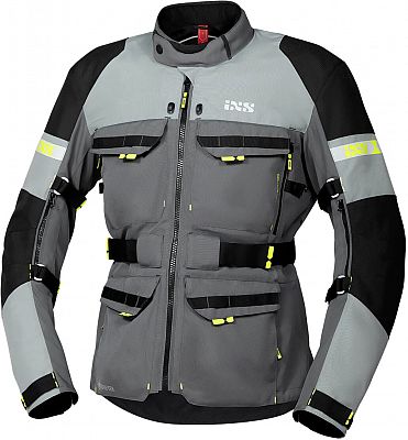 IXS Adventure GTX, Textiljacke Gore-Tex - Grau/Silber/Schwarz - 5XL von IXS