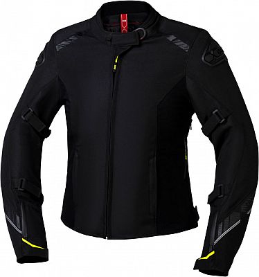 IXS Carbon-ST, Textiljacke wasserdicht Damen - Schwarz - L von IXS